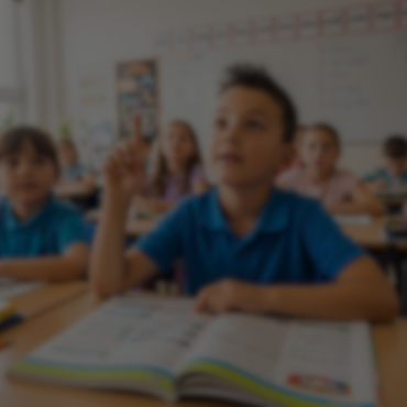 Aula de inglês bilíngue no Colégio Rosa de Sharom